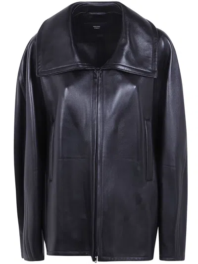 Phoebe Philo Swathe Jacket In Black