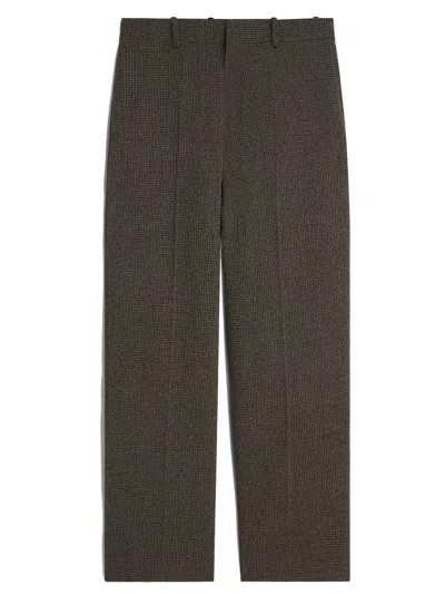 Phoebe Philo Tailored Straight-leg Trousers In Brown