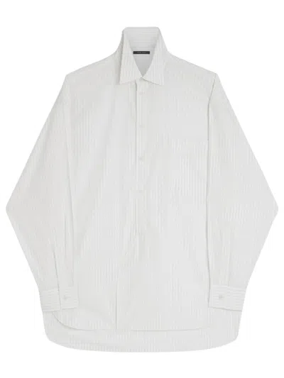 Phoebe Philo Tailored Stripe Shirt For Women In White