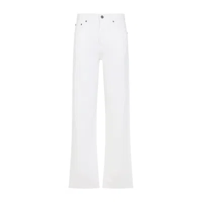 Phoebe Philo Tapered Leg Jeans In White