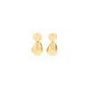 Phoebe Philo Teardrop Pendant Earrings In Polished Sterling Silver In Gold
