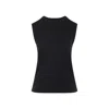 Phoebe Philo Round-neck Sleeveless Vest In Black