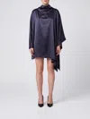 Phoebe Philo Drape Top In Gray