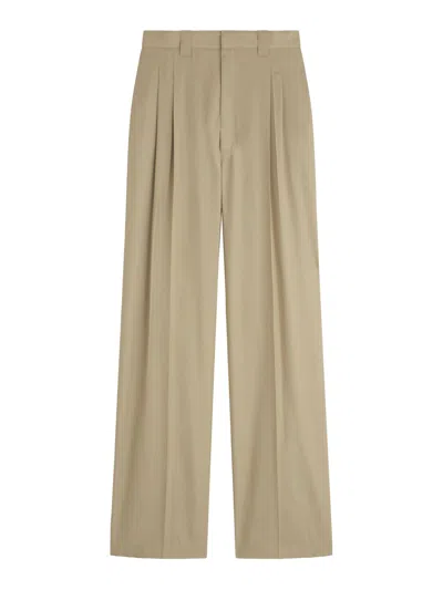 Phoebe Philo Trench Chino Trousers In Neutral