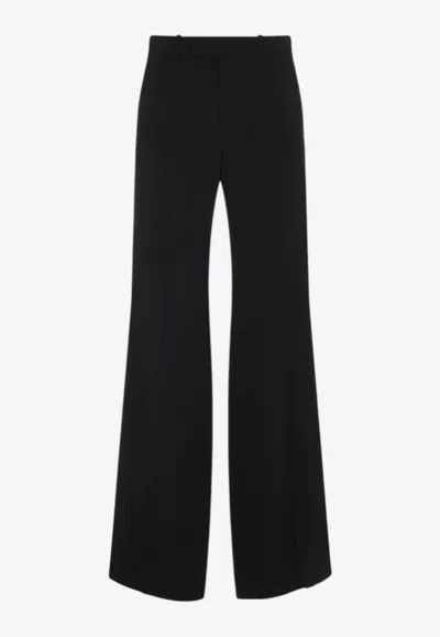 PHOEBE PHILO TUX SILK-BLEND PANTS