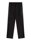 Phoebe Philo Tailored Wool Trousers In Brown