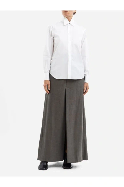 Phoebe Philo Tuxedo Shirt Shirt In White