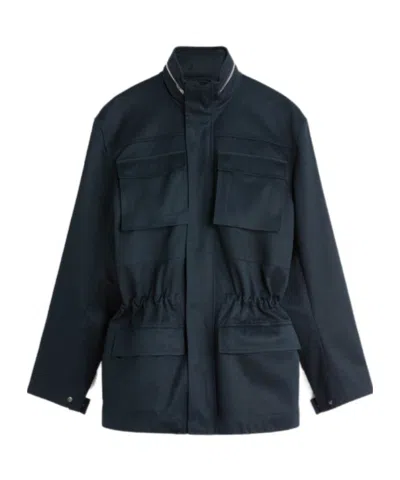 Phoebe Philo Utility Jacket In Blue