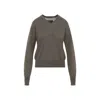 Phoebe Philo V-neck Raglan-sleeve Sweater In Gray