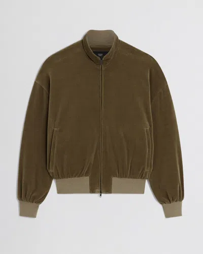 Phoebe Philo Velveteen Bomber In Brown