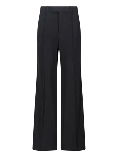 Phoebe Philo Viscose-silk Wide-leg Trousers For Women In Black