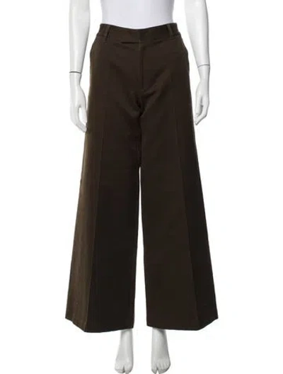 Pre-owned Phoebe Philo Wide Leg Pants In Green
