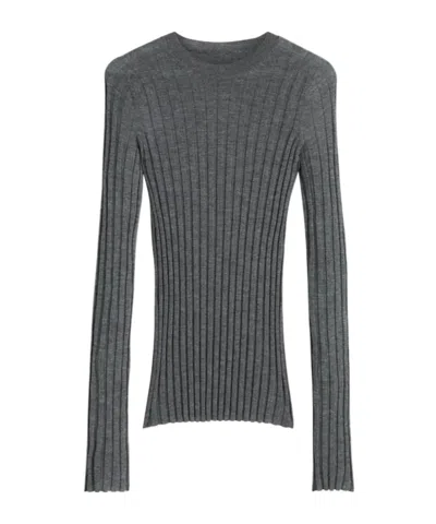 Phoebe Philo Wide Rib Crewneck In Black