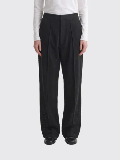 Phoebe Philo Wide-leg Pleated Trousers In Black
