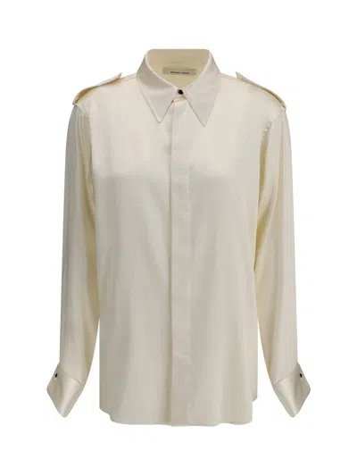 Phoebe Philo Women Silk Shirt In White