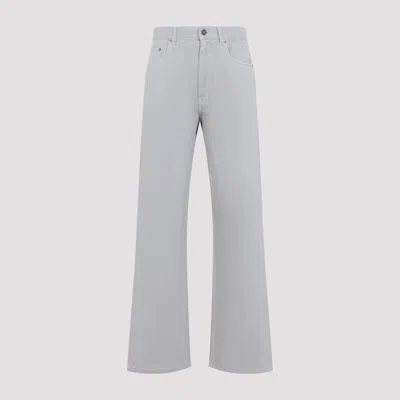 Phoebe Philo Women's Zip Jeans In 100% Cotton In Grey