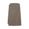 Phoebe Philo Wool Blend Midi Skirt In Brown
