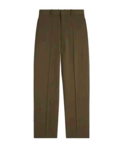 Phoebe Philo Wool Casual Pants In Green