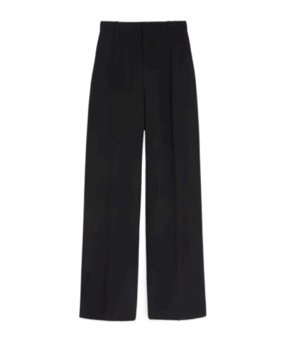 Phoebe Philo Wool High-waisted Slim-fit Trousers In Black