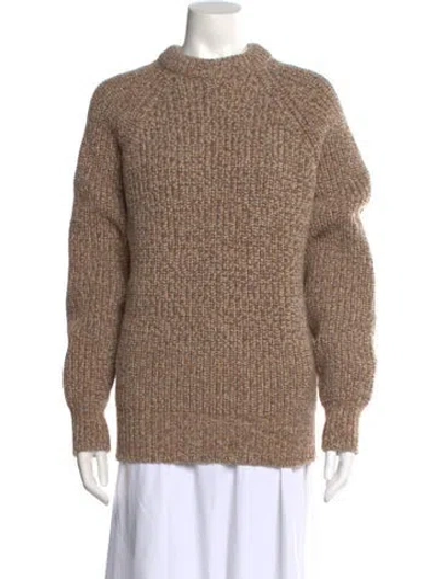 Pre-owned Phoebe Philo Wool Mock Neck Sweater W/ Tags In Neutral