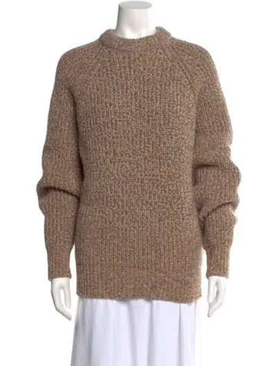 Pre-owned Phoebe Philo Wool Mock Neck Sweater W/ Tags In Neutral