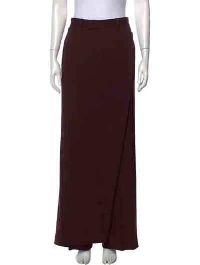 Pre-owned Phoebe Philo Wool Wide Leg Pants In Purple