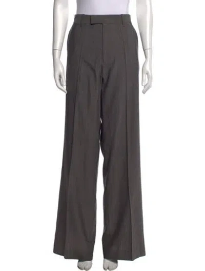 Pre-owned Phoebe Philo Wool Wide Leg Pants W/ Tags In Gray