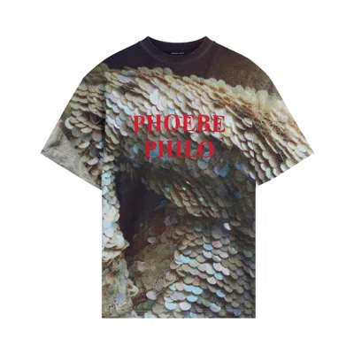 Pre-owned Phoebe Philo Zine T-shirt 'sequins' | Cream | Women's Size S