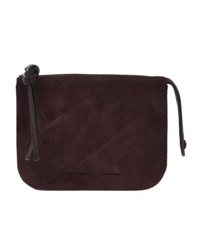 Phoebe Philo Zip Pouch In Burgundy