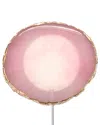 Phunkee Tree Agate Crystal Wireless Charging Pad In Pink