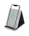 Phunkee Tree Folding Leather Wireless Charging Stands In Gray