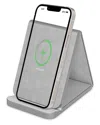 Phunkee Tree Folding Leather Wireless Charging Stands In Silver