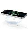 Phunkee Tree Leather Magnetic Wireless Charging Pad In White
