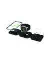 Phunkee Tree Leather Tri Fold Charging Station In Black
