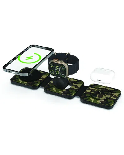 Phunkee Tree Leather Tri Fold Charging Station