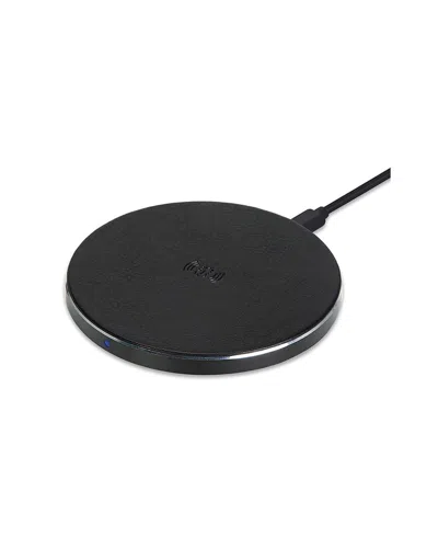 Phunkee Tree Leather Wireless Charging Pad In Black