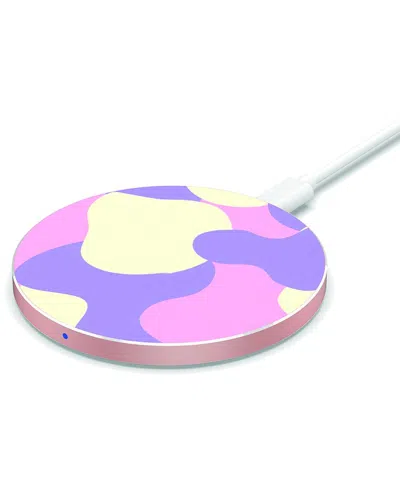 Phunkee Tree Leather Wireless Charging Pad In Pink