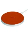 Phunkee Tree Leather Wireless Charging Pad In Tan