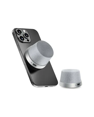 Phunkee Tree Magnetic Speaker & Phone Stand In Silver