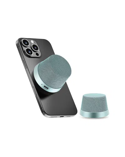 Phunkee Tree Magnetic Speaker & Phone Stand In Teal