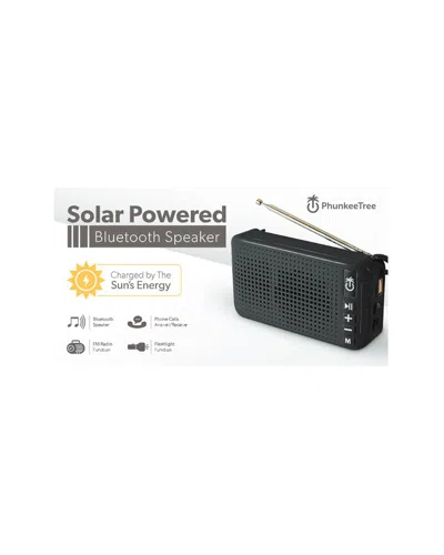 Phunkee Tree Solar Speaker In Black
