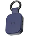Phunkee Tree Universal Leather Tag Tracker In Blue