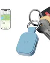 Phunkee Tree Universal Leather Tag Tracker In Blue
