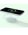 Phunkeetree Phunkee Tree Leather Magnetic Wireless Charging Pad In Pink