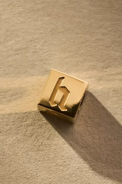 Phyllis + Rosie Tiny Box Letter Monogram Charm In Alphabet