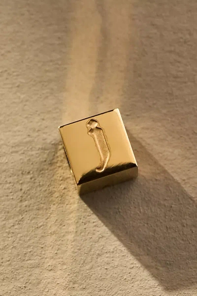 Phyllis + Rosie Tiny Box Letter Monogram Charm In Alphabet