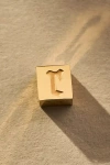Phyllis + Rosie Tiny Box Letter Monogram Charm In Alphabet