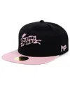 Physical Culture Men's  Black Second Story Morrys Black Fives Snapback Adjustable Hat In Black