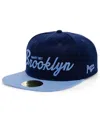 Physical Culture Men's  Navy Smart Set Athletic Club Of Brooklyn Black Fives Snapback Adjustable Hat In Navy