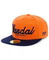 Physical Culture Men's  Orange Vandal Athletic Club Black Fives Snapback Adjustable Hat In Orange